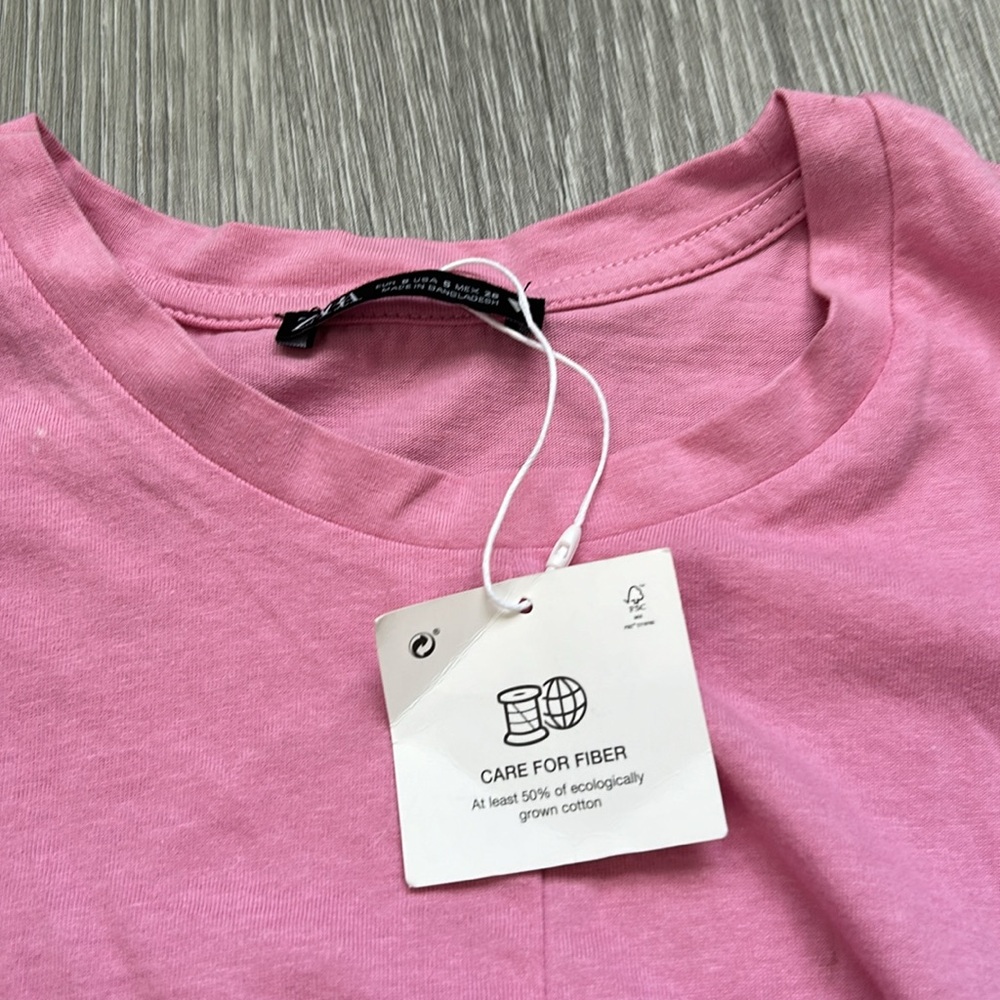 Zara Front Knot Crop Top - Picture 2 of 5